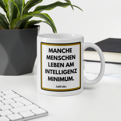 Kaffeebecher "Intelligenzminimum."