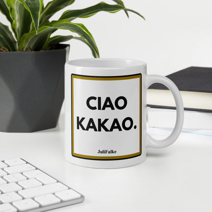 Kaffeebecher „Ciao Kakao.“