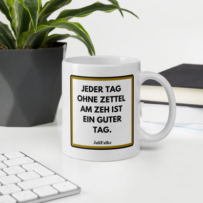 Kaffeebecher „Zettel.“