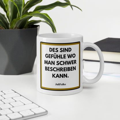 Kaffeebecher „Gefühle.“