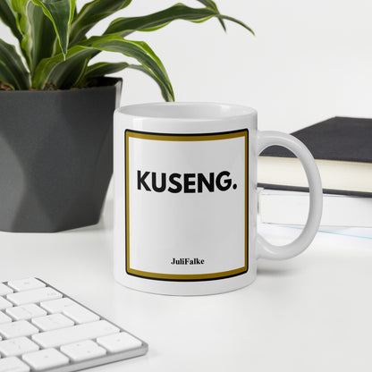 Kaffeebecher „Kuseng.“