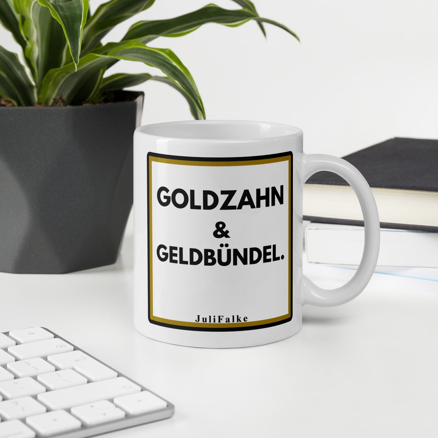 Kaffeebecher "Goldzahn."