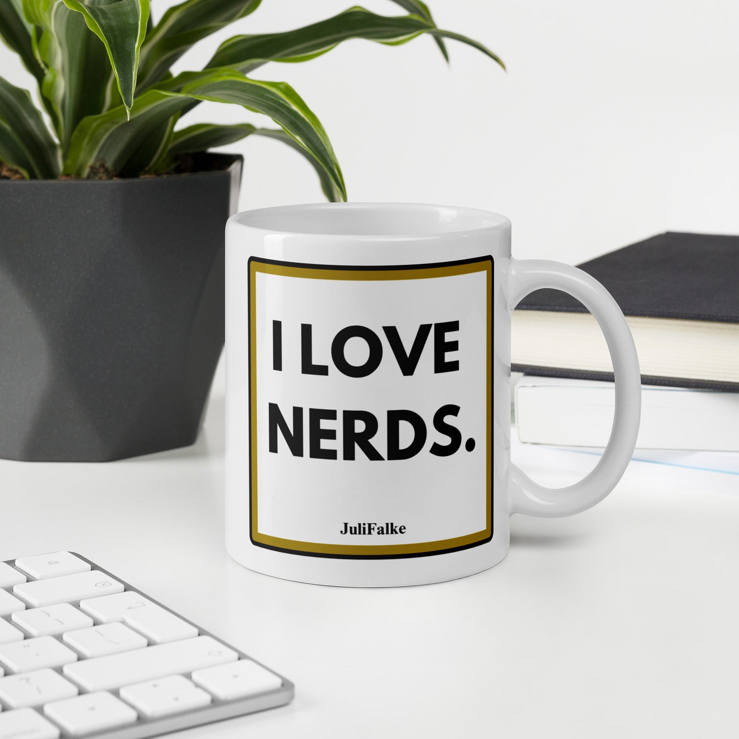 Kaffeebecher "I Love Nerds."